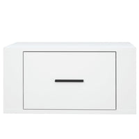Comodino a Parete Bianco 50x36x25 cm 816840