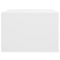 Comodino a Parete Bianco 50x36x25 cm 816840