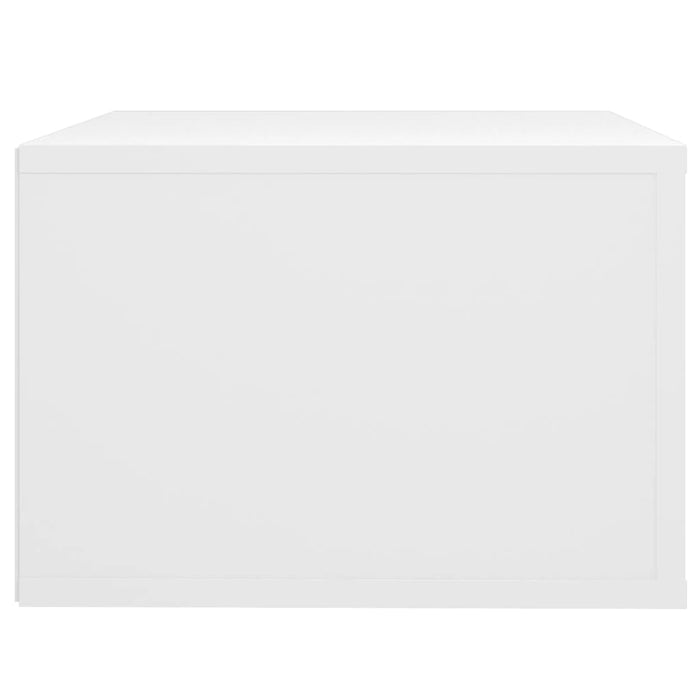 Comodino a Parete Bianco 50x36x25 cm 816840