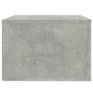 Comodino a Muro Grigio Cemento 50x36x25 cm 816848