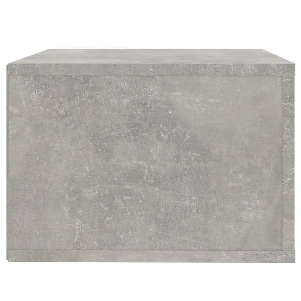 Comodini a Muro 2 pz Grigio Cemento 50x36x25 cm 816849