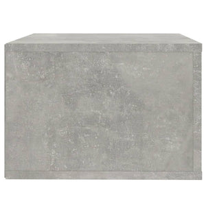 Comodini a Muro 2 pz-Set di 2 Tavolino da notte Grigio Cemento 50x36x25 cm
