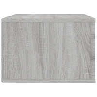 Comodini a Muro 2 pz-Set di 2 Tavolino da notte Grigio Sonoma 50x36x25 cm