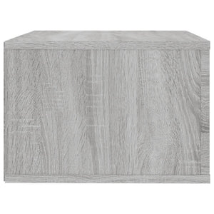 Comodini a Muro 2 pz-Set di 2 Tavolino da notte Grigio Sonoma 50x36x25 cm