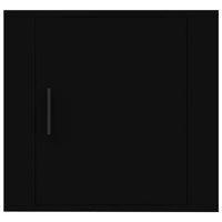 Comodini a Muro 2 pz Nero 50x30x47 cm 816867
