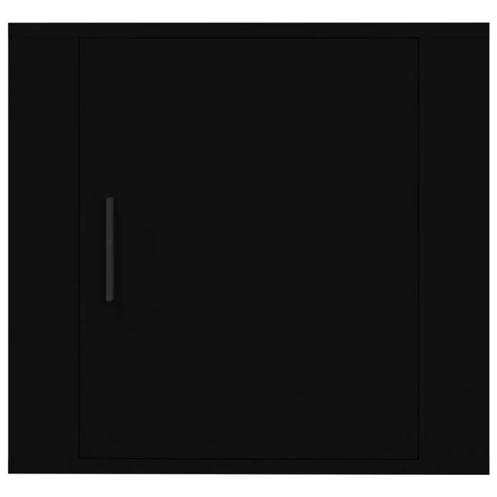 Comodini a Muro 2 pz-Set di 2 Tavolino da notte Nero 50x30x47 cm