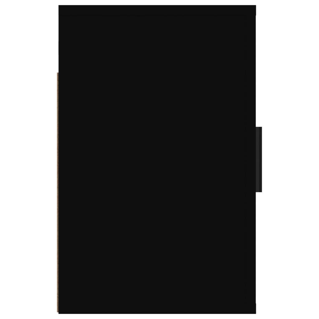 Comodini a Muro 2 pz Nero 50x30x47 cm 816867