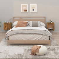 Comodini a Muro 2 pz Rovere Fumo 50x30x47 cm 816875