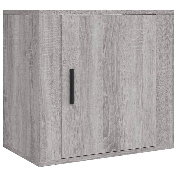 Comodini a Muro 2 pz Grigio Sonoma 50x30x47 cm 816877