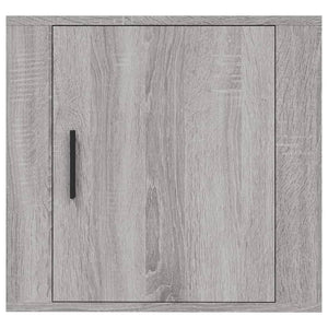 Comodini a Muro 2 pz-Set di 2 Tavolino da notte Grigio Sonoma 50x30x47 cm