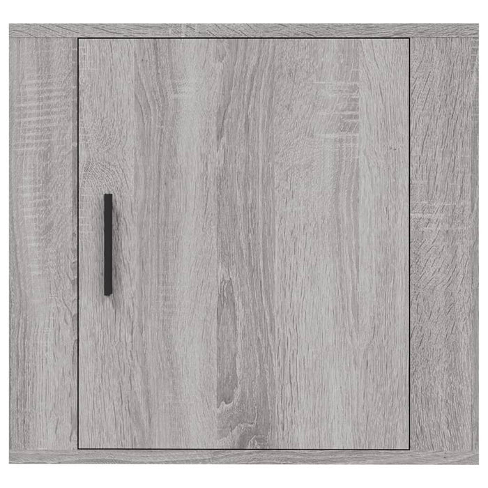 Comodini a Muro 2 pz-Set di 2 Tavolino da notte Grigio Sonoma 50x30x47 cm