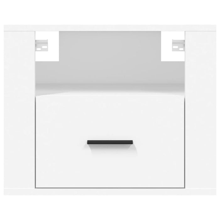 Comodini a Muro 2 pz Bianchi 50x36x40 cm 816881