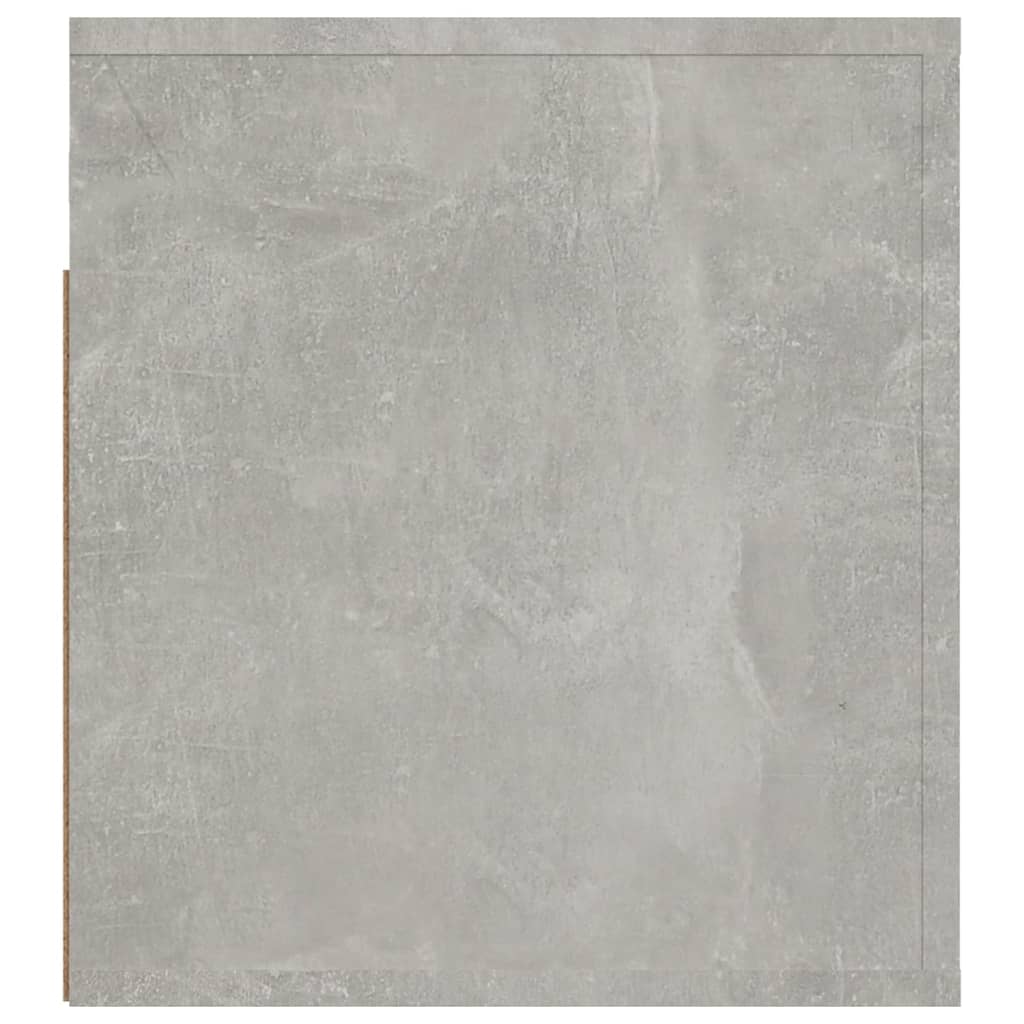 Comodini a Muro 2 pz-Set di 2 Tavolino da notte Grigio Cemento 50x36x40 cm