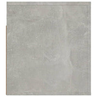 Comodini a Muro 2 pz-Set di 2 Tavolino da notte Grigio Cemento 50x36x40 cm
