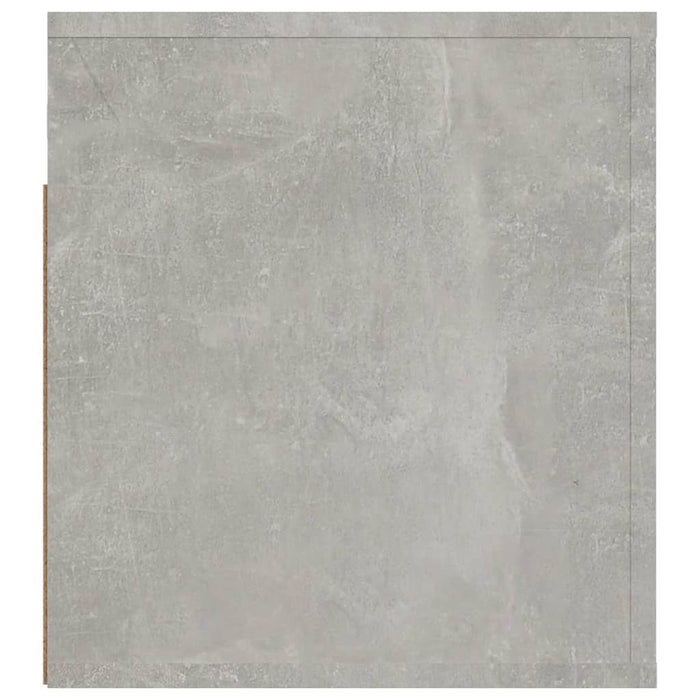 Comodini a Muro 2 pz Grigio Cemento 50x36x40 cm 816889