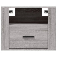 Comodini a Muro 2 pz-Set di 2 Tavolino da notte Grigio Sonoma 50x36x40 cm