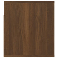 Comodino a Muro Rovere Marrone 50x36x40 cm 816894