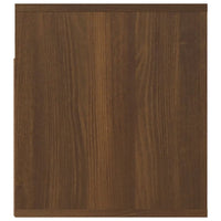 Comodini a Muro 2 pz Rovere Marrone 50x36x40 cm 816895