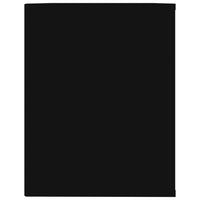 Scarpiera Nera 75x35x45 cm in Legno Multistrato 816897