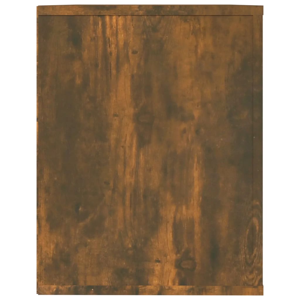 Scarpiera Rovere Fumo 75x35x45 cm in Legno Multistrato 816901