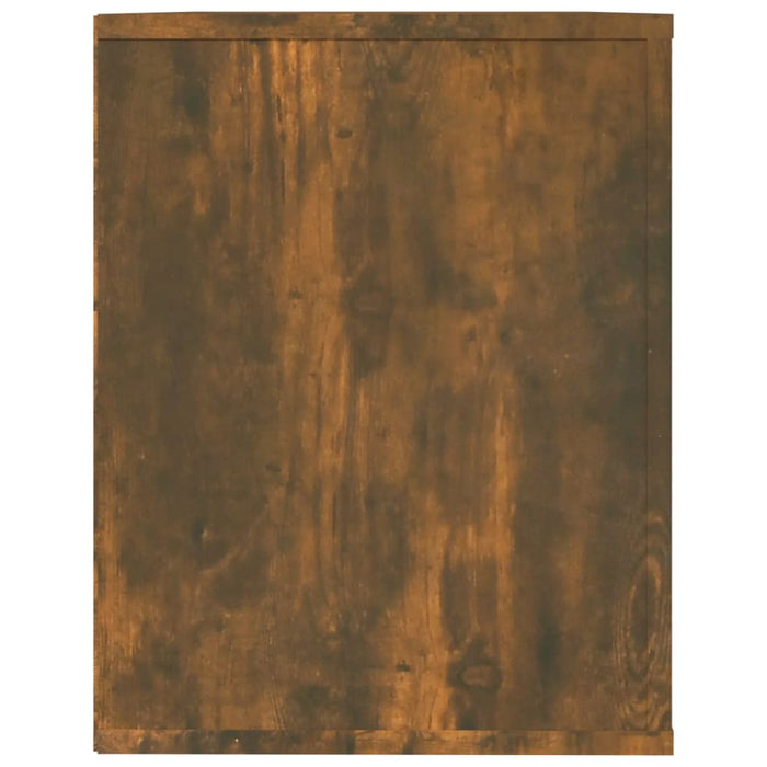 Scarpiera Rovere Fumo 75x35x45 cm in Legno Multistrato 816901