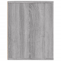 Scarpiera Grigio Sonoma 75x35x45 cm in Legno Multistrato cod mxl 40149