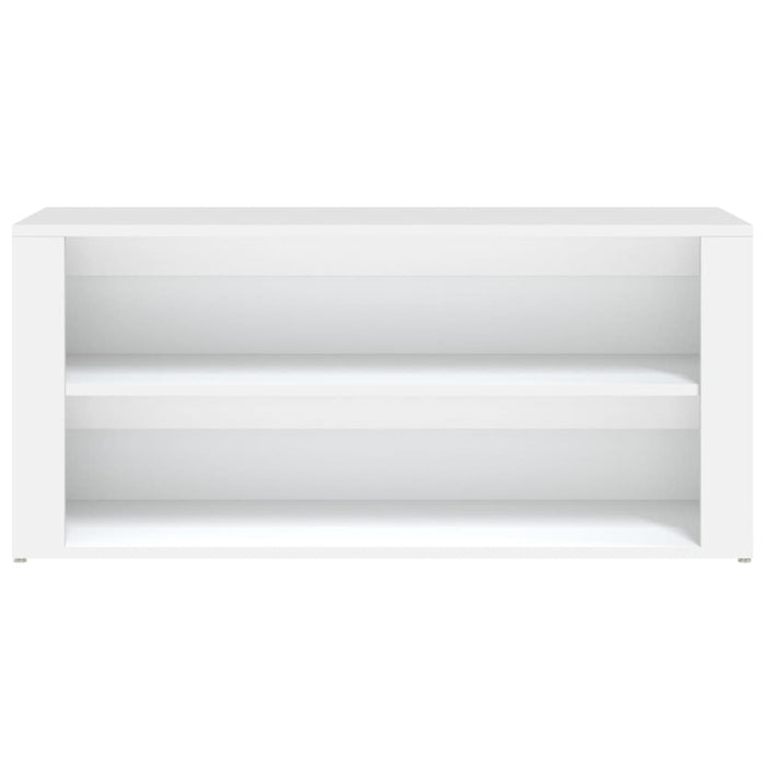 Scarpiera Bianca 100x35x45 cm in Legno Multistrato 816904