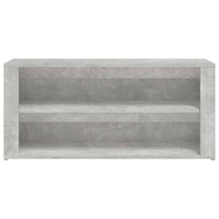 Scarpiera Grigio Cemento 100x35x45 cm in Legno Multistrato cod mxl 37170
