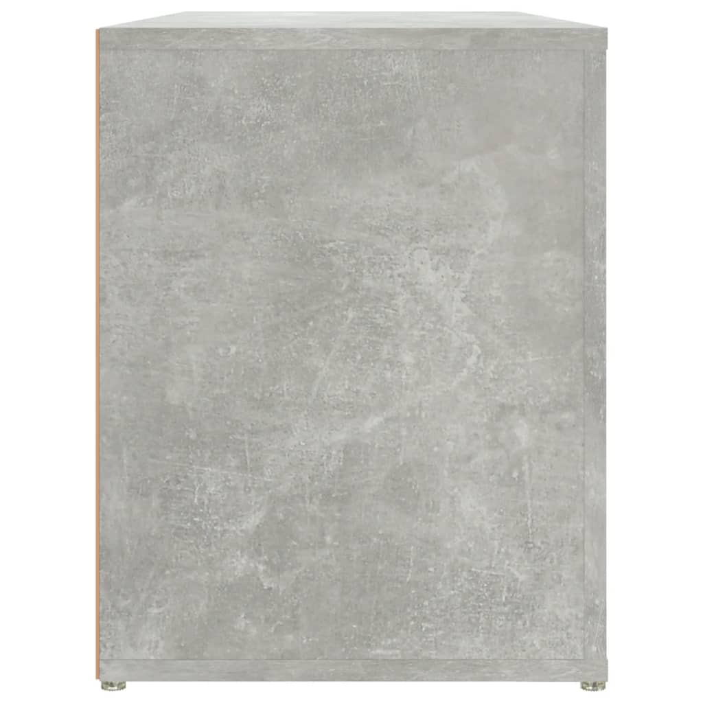 Scarpiera Grigio Cemento 100x35x45 cm in Legno Multistrato cod mxl 37170