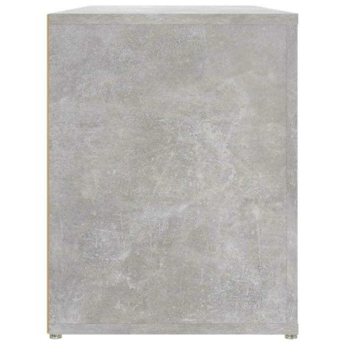 Scarpiera Grigio Cemento 100x35x45 cm in Legno Multistrato cod mxl 37170