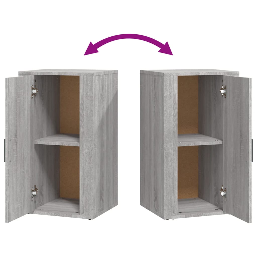 Credenza Grigio Sonoma 40x33x70 cm in Legno Multistrato 819418