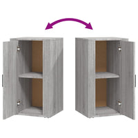 Credenza Grigio Sonoma 40x33x70 cm in Legno Multistrato 819418