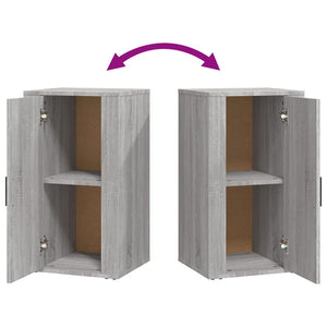 Credenza Grigio Sonoma 40x33x70 cm in Legno Multistrato 819418