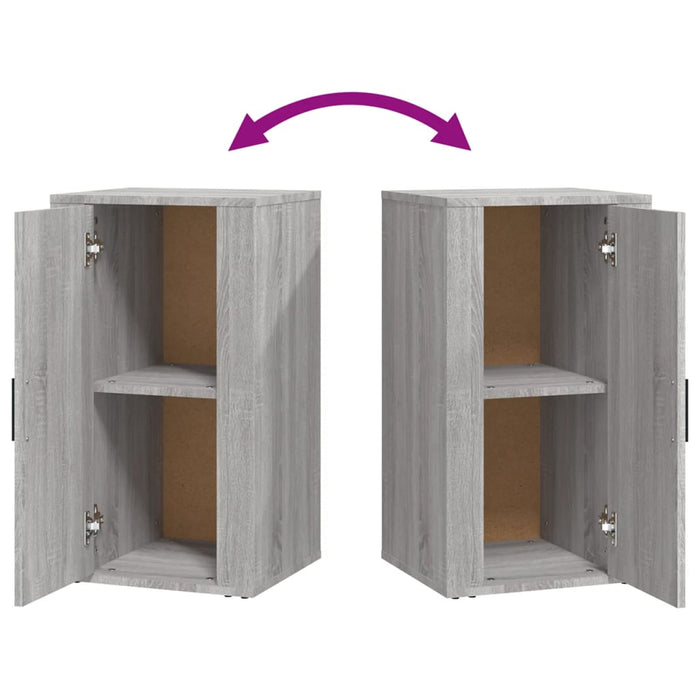 Credenza Grigio Sonoma 40x33x70 cm in Legno Multistrato 819418