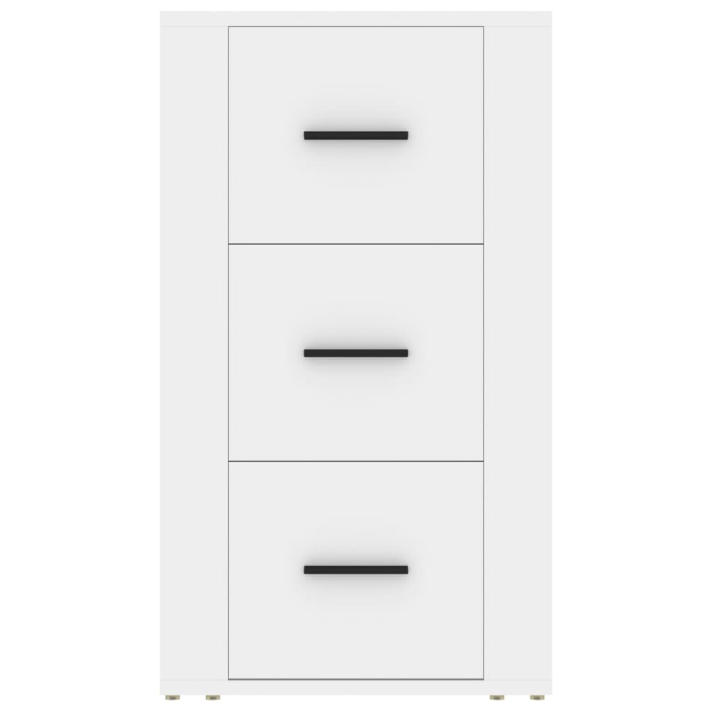 Credenza-Buffet-Armadio da cucina Bianca 40x33x70 cm in Legno Multistrato 752081