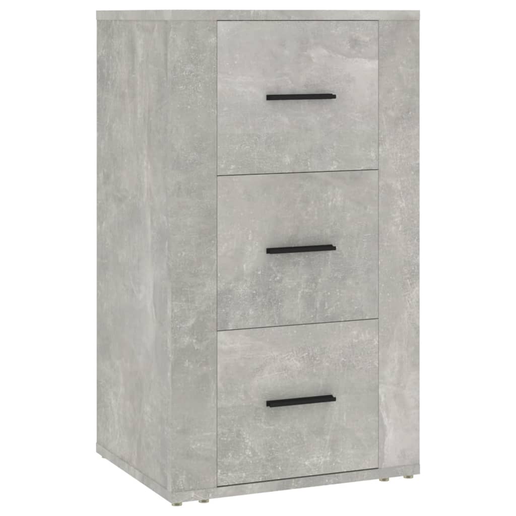 Credenza Grigio Cemento 40x33x70 cm in Legno Multistrato 819424