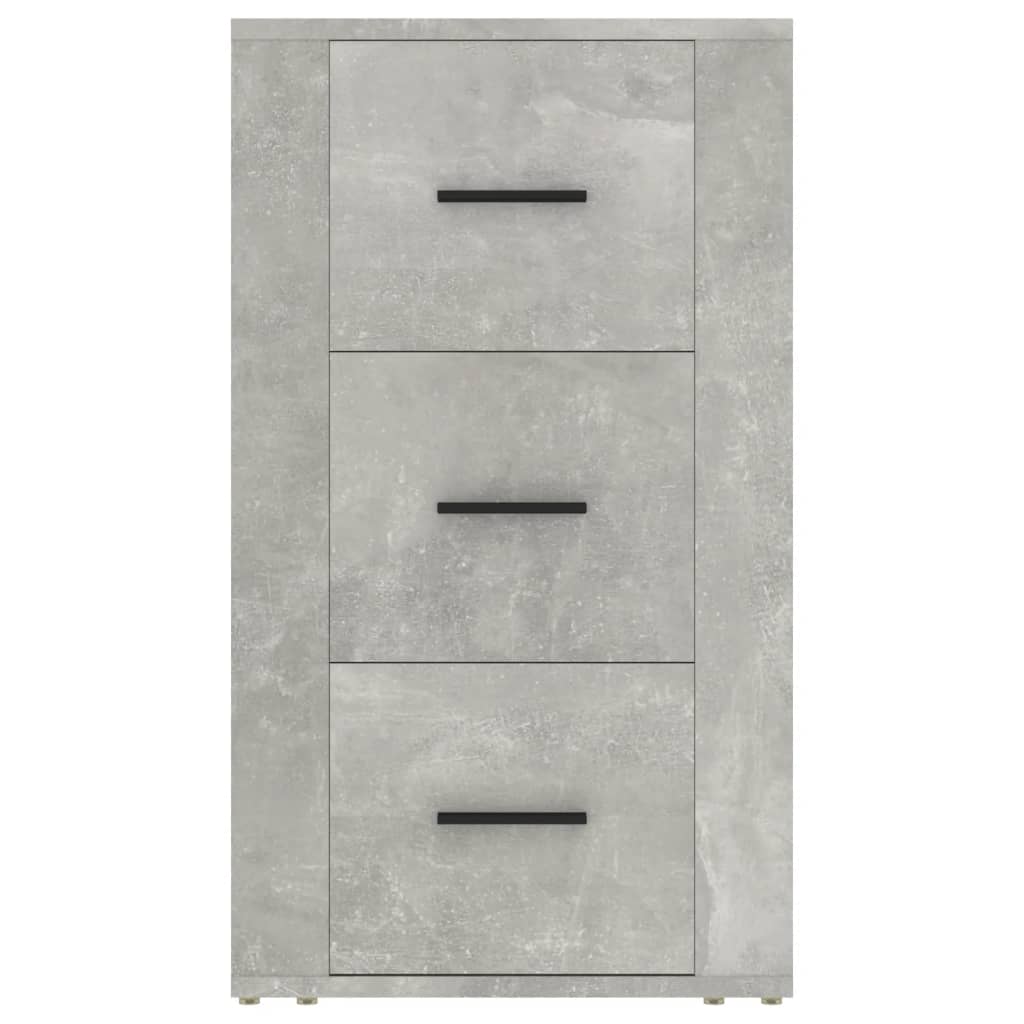 Credenza Grigio Cemento 40x33x70 cm in Legno Multistrato 819424