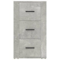 Credenza Grigio Cemento 40x33x70 cm in Legno Multistrato 819424