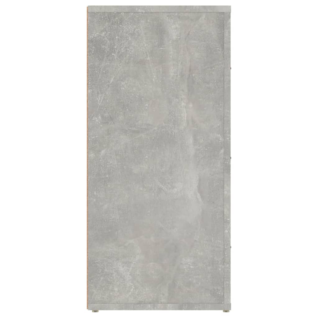 Credenza Grigio Cemento 40x33x70 cm in Legno Multistrato 819424