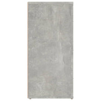 Credenza Grigio Cemento 40x33x70 cm in Legno Multistrato 819424