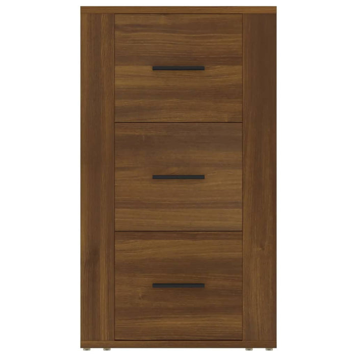 Credenza Rovere Marrone 40x33x70 cm in Legno Multistrato 819427