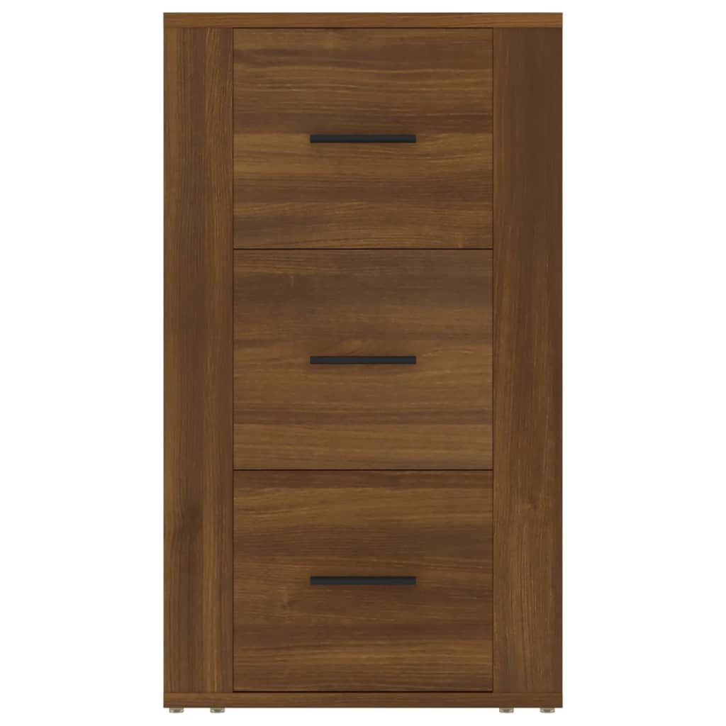 Credenza Rovere Marrone 40x33x70 cm in Legno Multistrato 819427