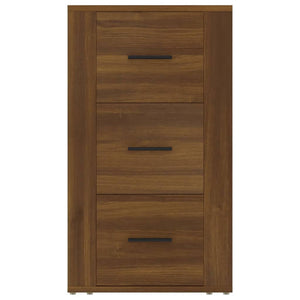 Credenza Rovere Marrone 40x33x70 cm in Legno Multistrato 819427