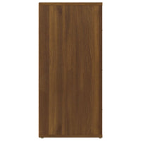 Credenza Rovere Marrone 40x33x70 cm in Legno Multistrato 819427