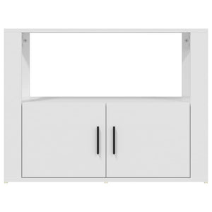 Credenza Bianca 80x30x60 cm in Legno Multistrato 819452