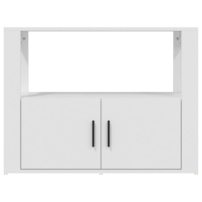 Credenza Bianca 80x30x60 cm in Legno Multistrato 819452