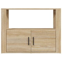 Credenza Rovere Sonoma 80x30x60 cm in Legno Multistrato