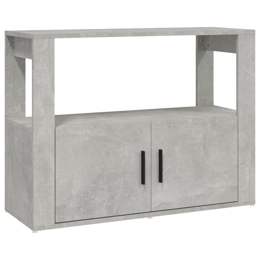 Credenza cassettiera mobile contenitore organizer cucina soggiorno salotto 80 x 30 x 60 cm legno ingegnerizzato grigio 02_0032098