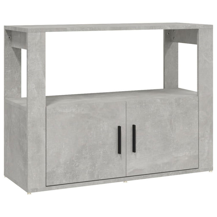 Credenza cassettiera mobile contenitore organizer cucina soggiorno salotto 80 x 30 x 60 cm legno ingegnerizzato grigio 02_0032098
