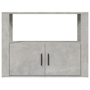 Credenza Grigio Cemento 80x30x60 cm in Legno Multistrato cod mxl 9590